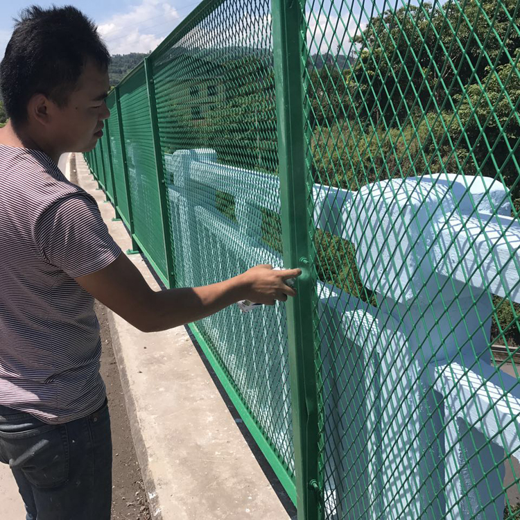 桥梁金属防抛网护栏制造商图片4